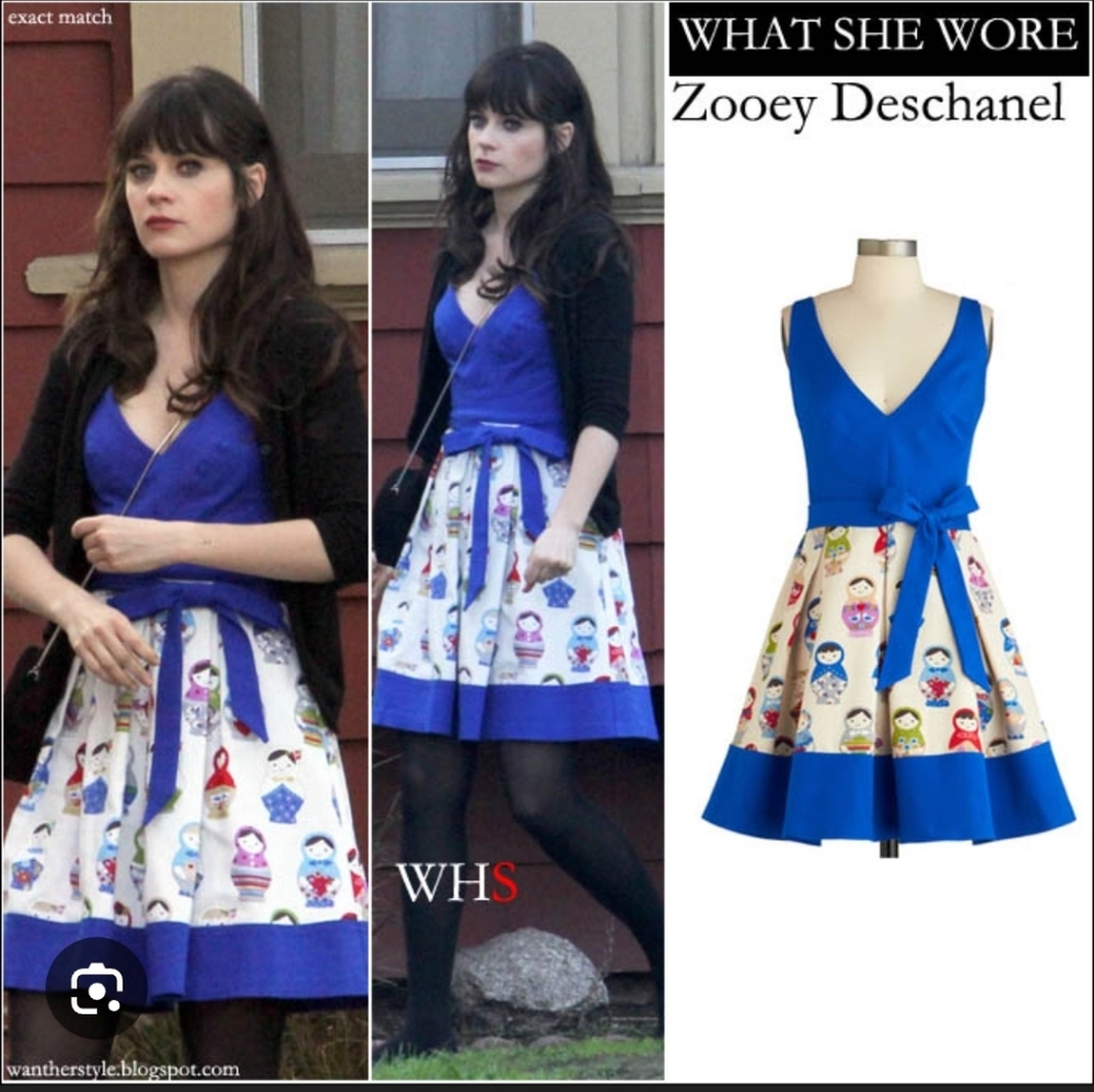 RARE Eva Franco Doll in all Dress Matryoska-New Girl-Zooey Deschanel- Size 12